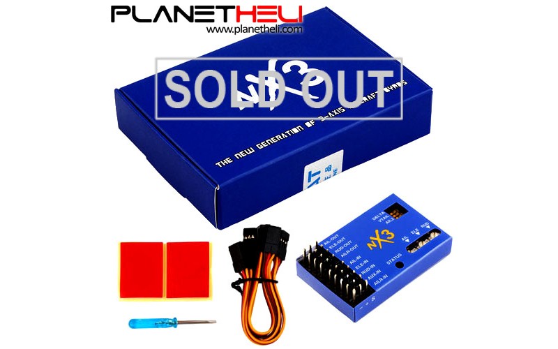 NX3 3D Flight Controller Gyroscope Balancer for Fixed Wings 3-axis Aircraft Support Analog and Digital Servo